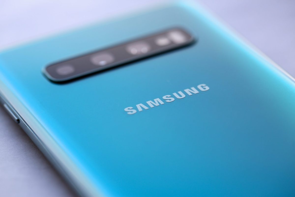 Rückseite eines Samsung-Handys