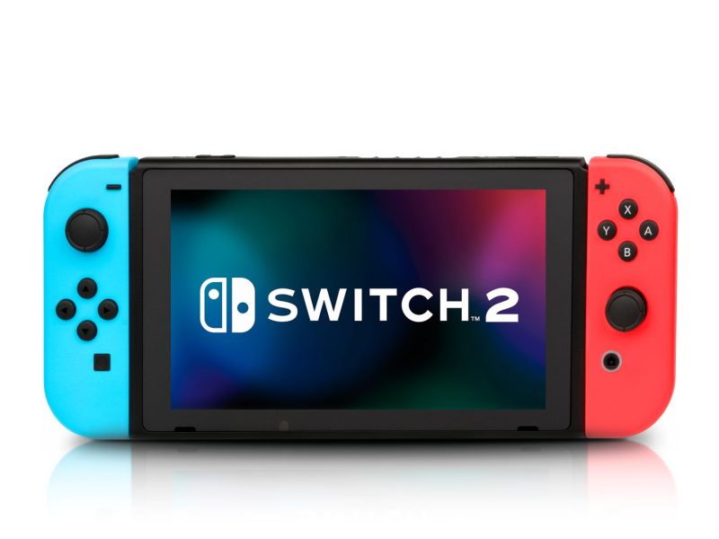 Nintendo Switch. Auf dem Bildschirm steht 