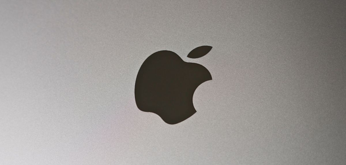 Apple-Logo auf Gerät