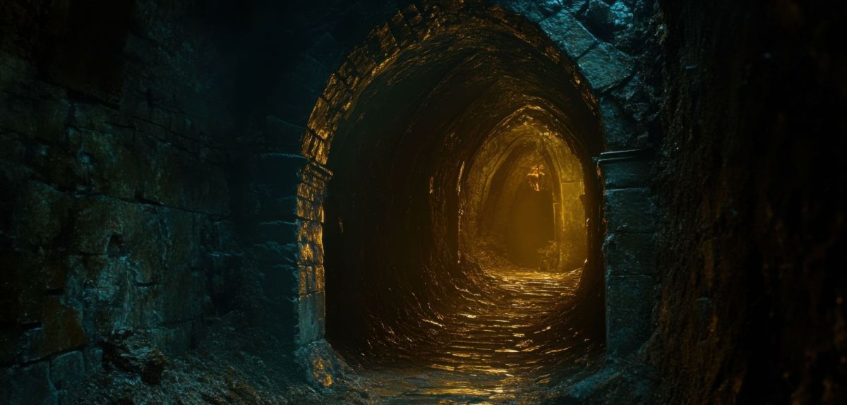 Eingang zu einer mystischen Höhle