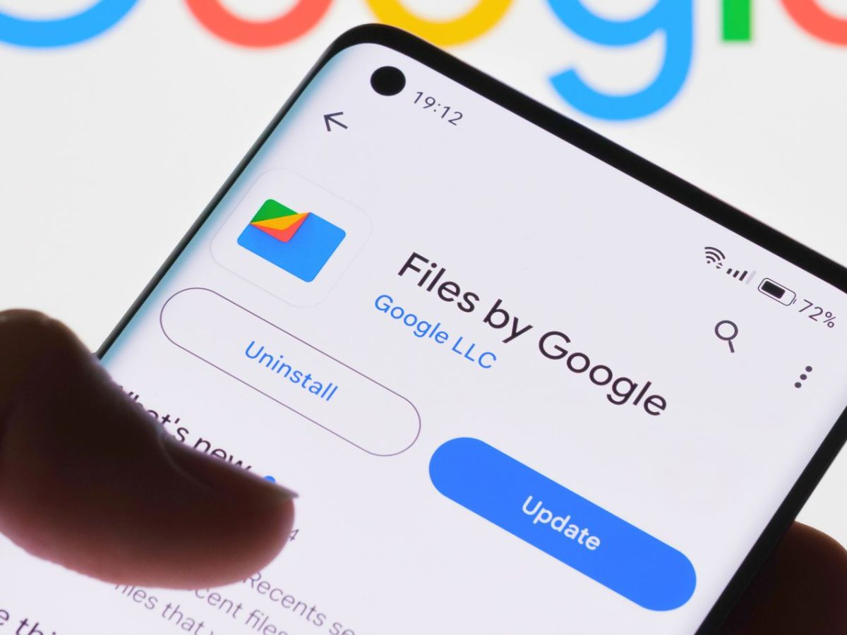Google Files auf Smartphone