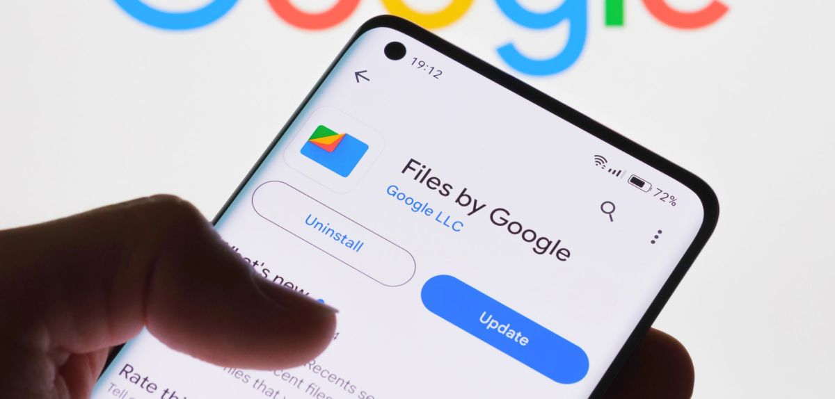 Google Files auf Smartphone