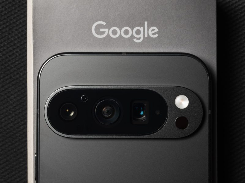 Rückseite eines Google-Pixel Handys