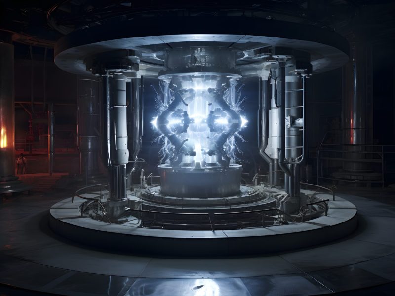 Reaktor für Kernfusion (KI-generiert)