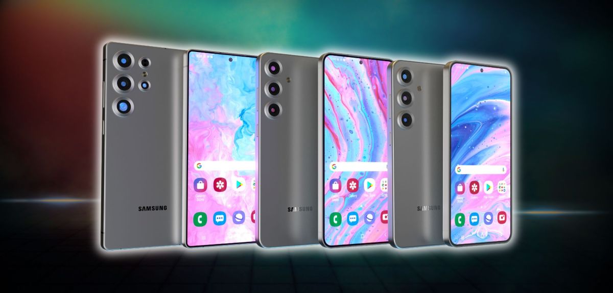 Fiktive Darstellung der Samsung Galaxy S25-Serie