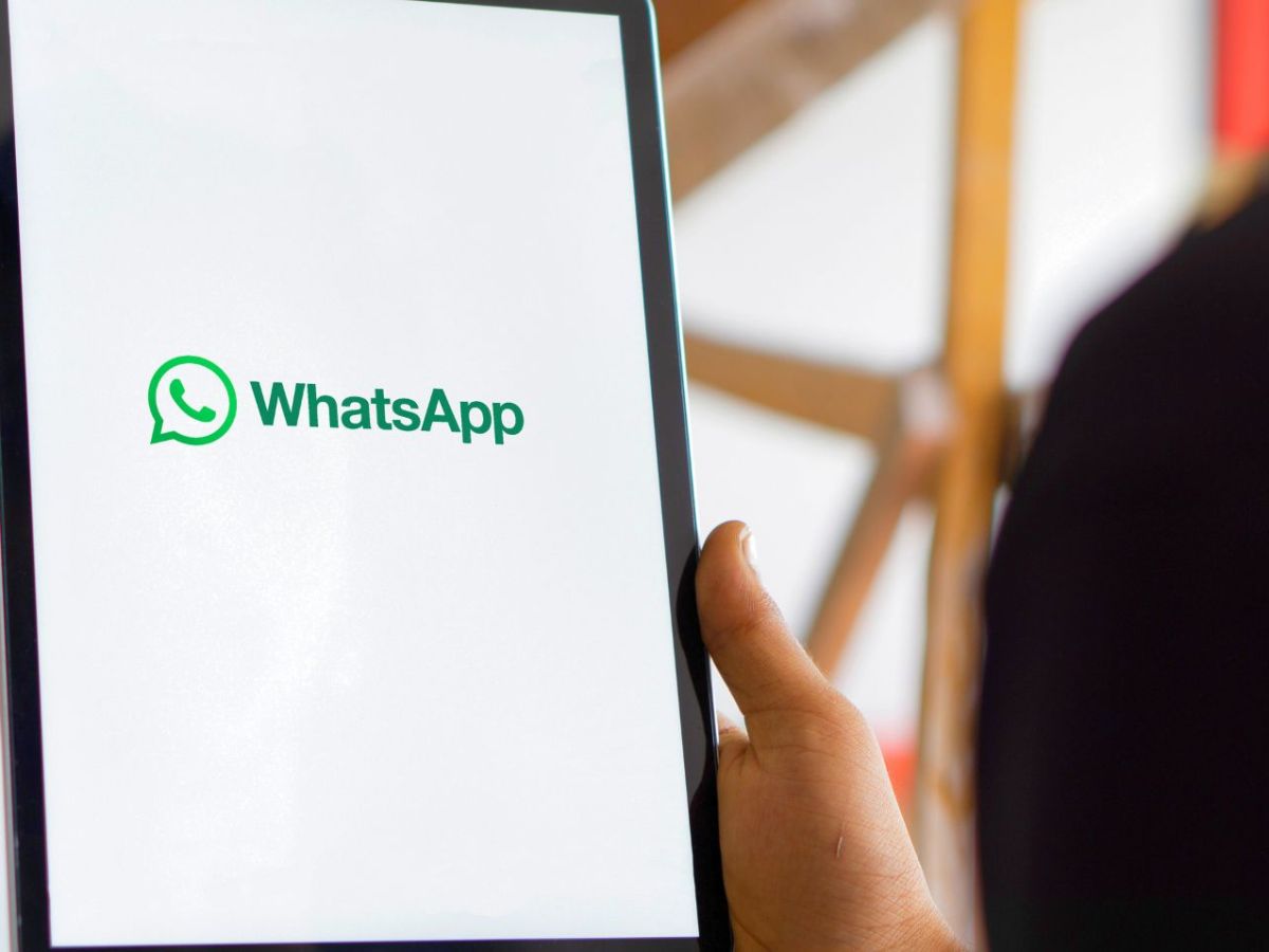 Logo von WhatsApp auf einem iPad