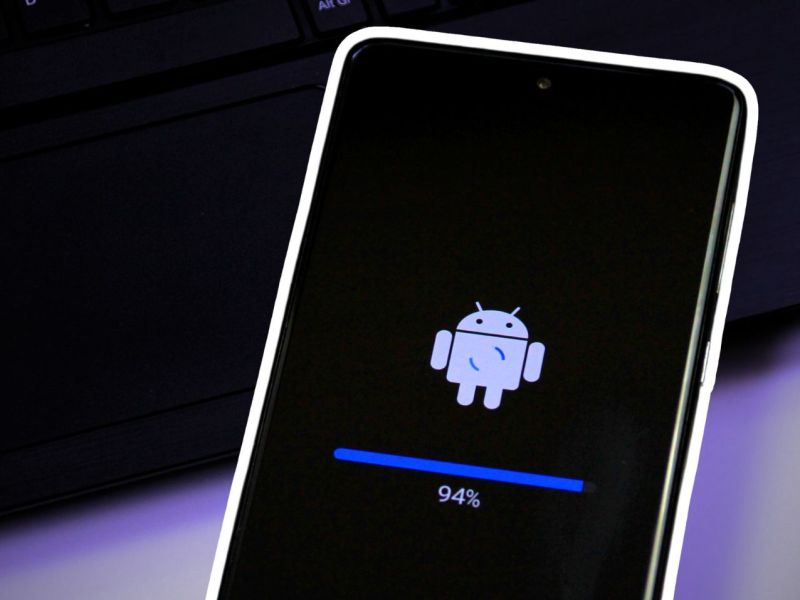 Android-Update auf einem Smartphones