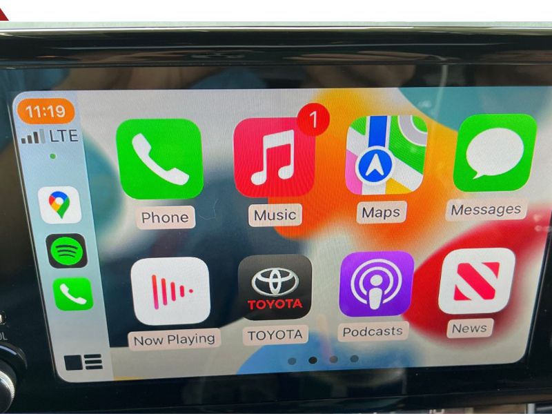 CarPlay auf einem Auto-Display