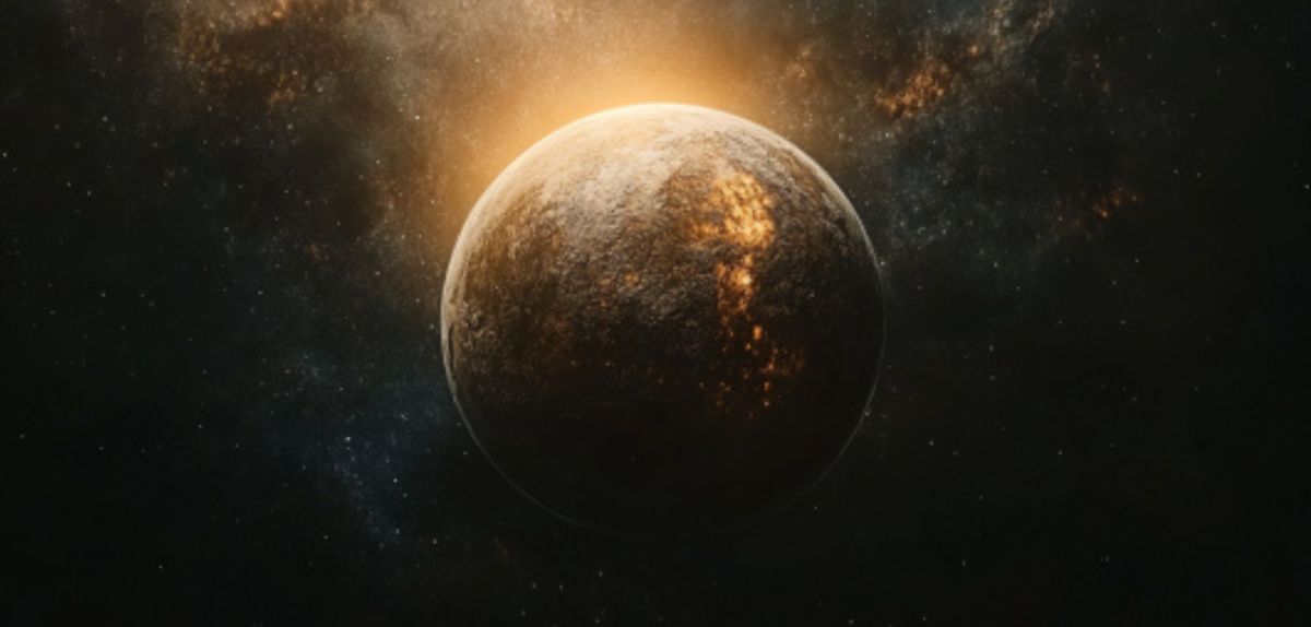 Exoplanet im Weltall (KI-generiertes Bild)
