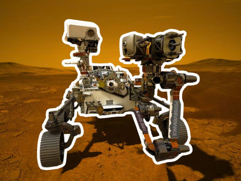 Perseverance-Rover der NASA im Einsatz auf der Marsoberfläche