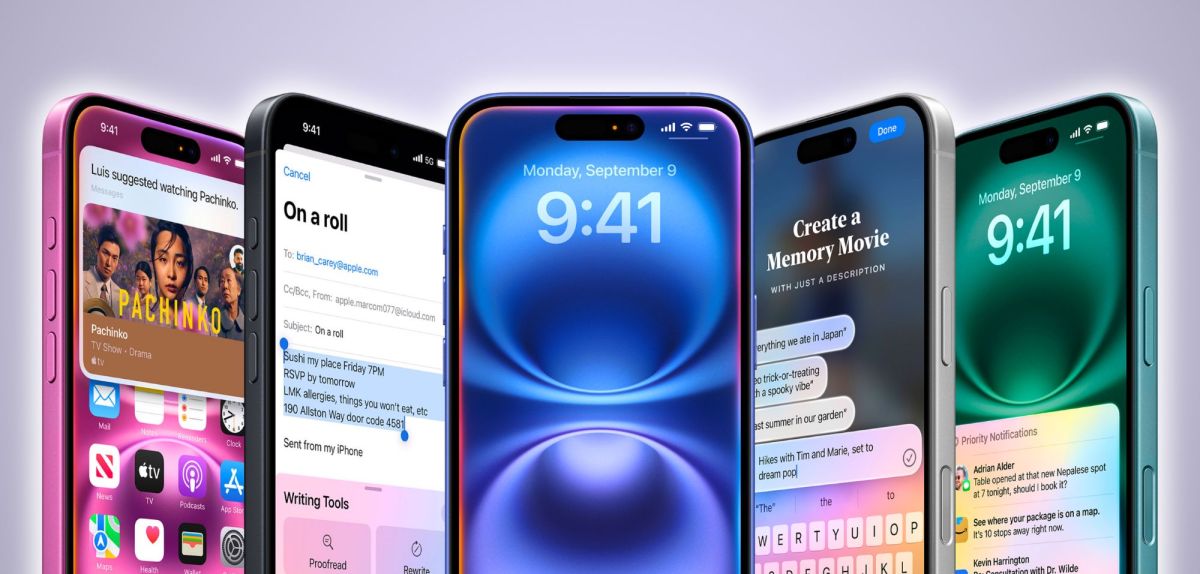 iPhone 16 in verschiedenen Farben