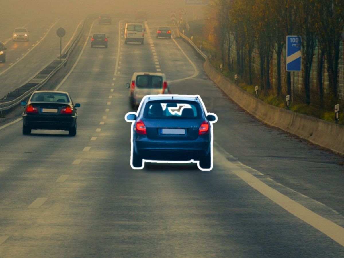 Autos auf einer Autobahn