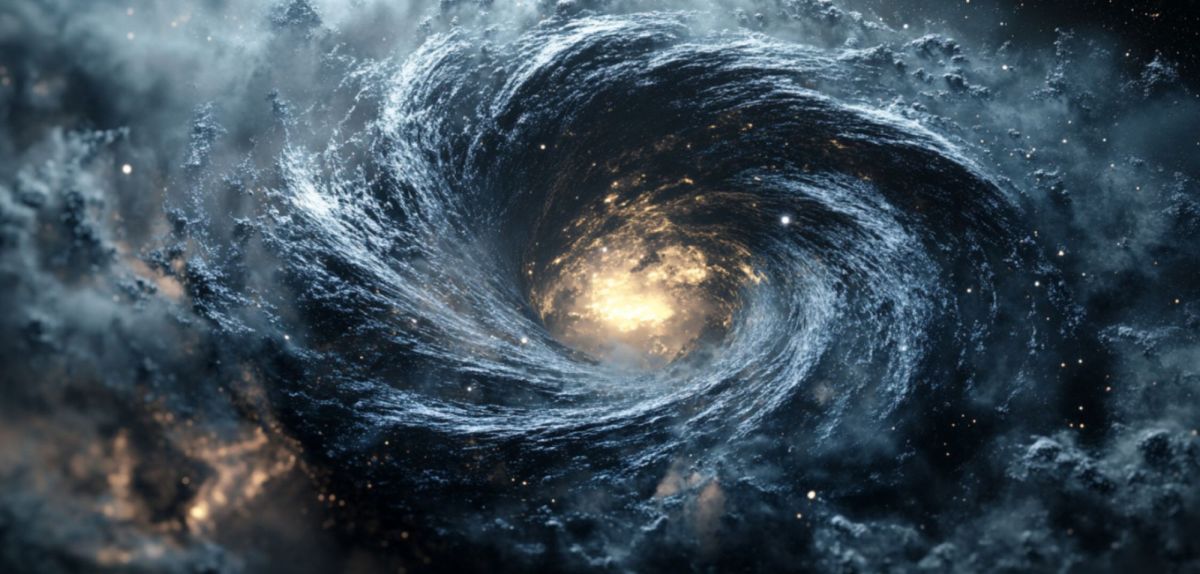 Spirale im Sonnensystem (KI-generiertes Bild).