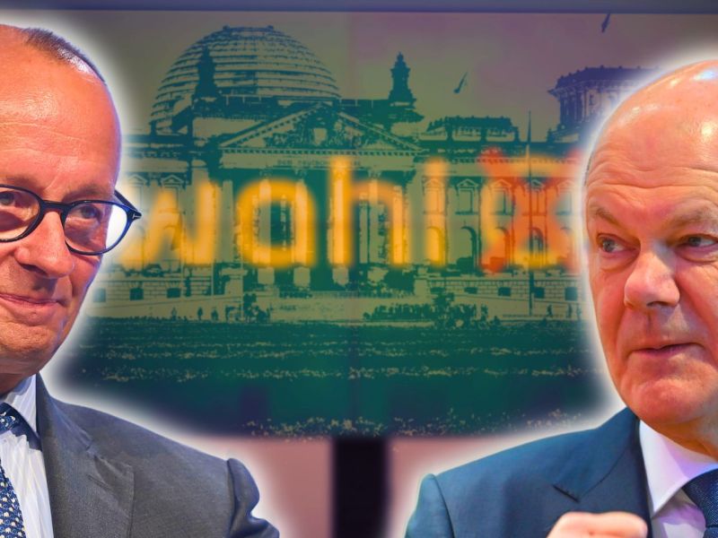 Friedrich Merz (CDU) und Olaf Scholz (SPD)