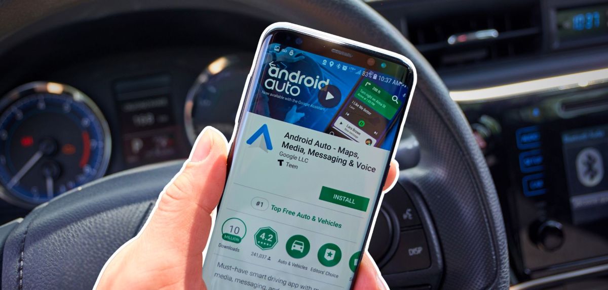 Android Auto auf einem Smartphone