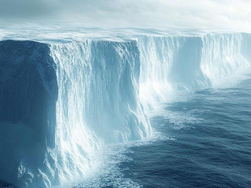 Ansicht der Antarktis (KI-generiertes Bild)