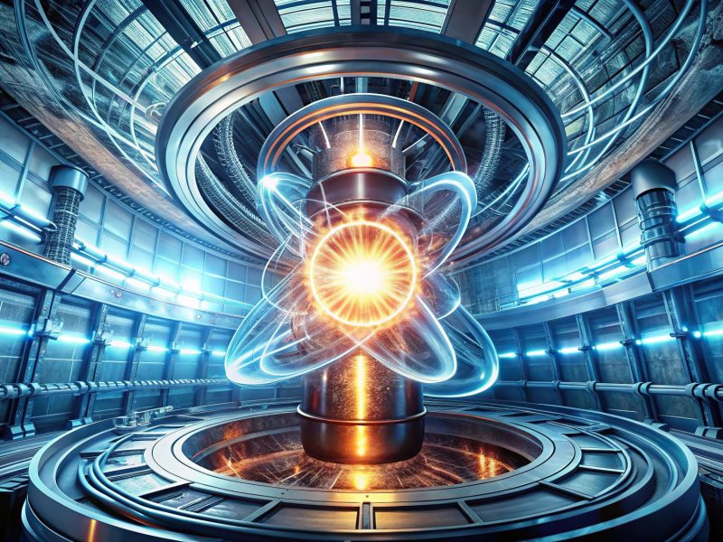 Reaktor für Kernfusion (KI-generiertes Bild)