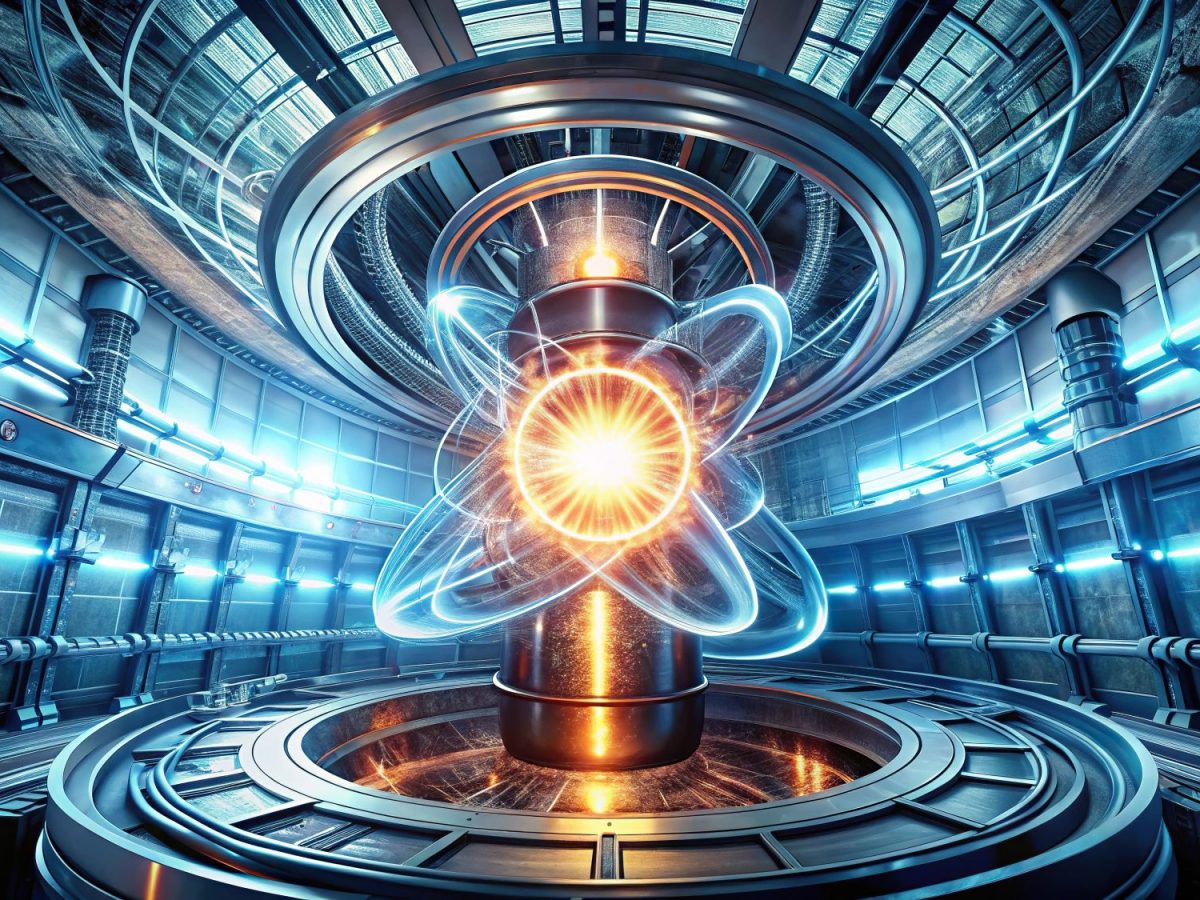 Reaktor für Kernfusion (KI-generiertes Bild)