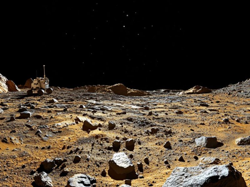 Landschaft auf dem Mars (KI-generiertes Bild)