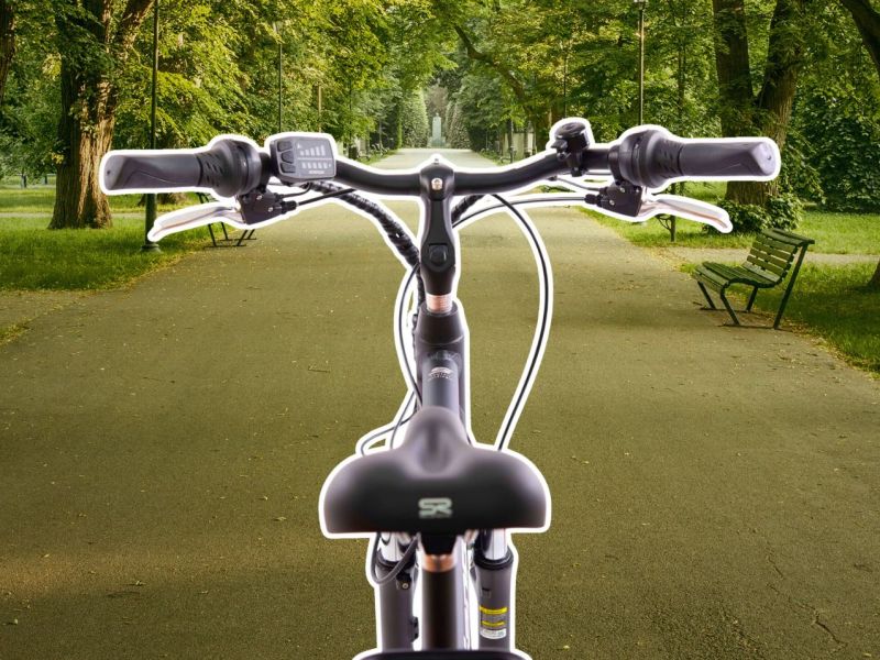 E-Bike von hinten