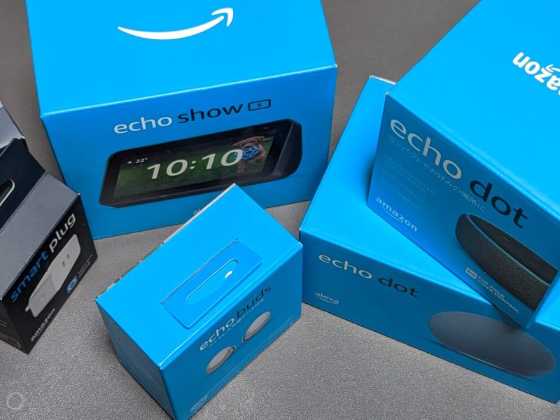 Verschiedener Amazon Echo-Produkte