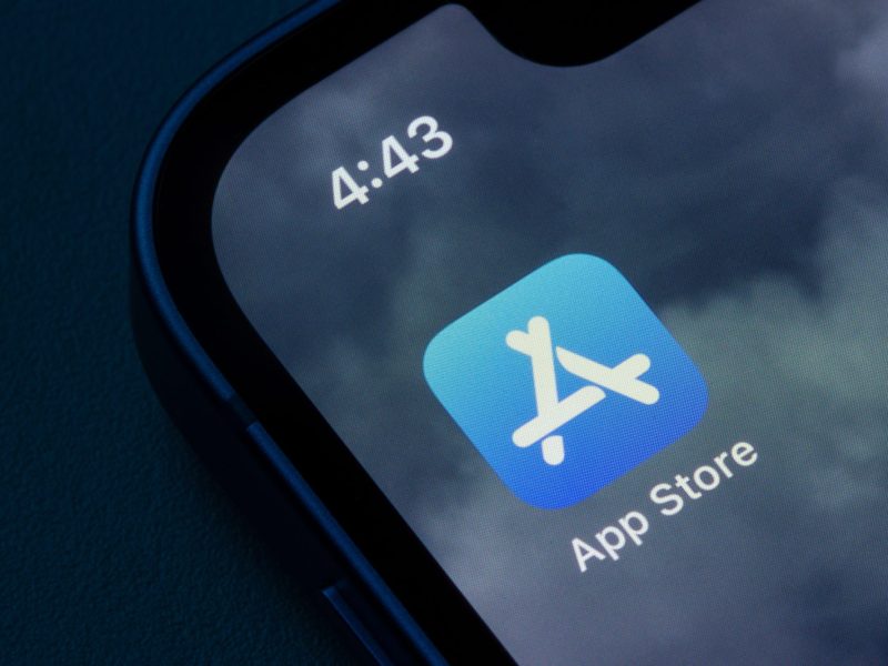 Apple App Store-Symbol auf einem iPhone