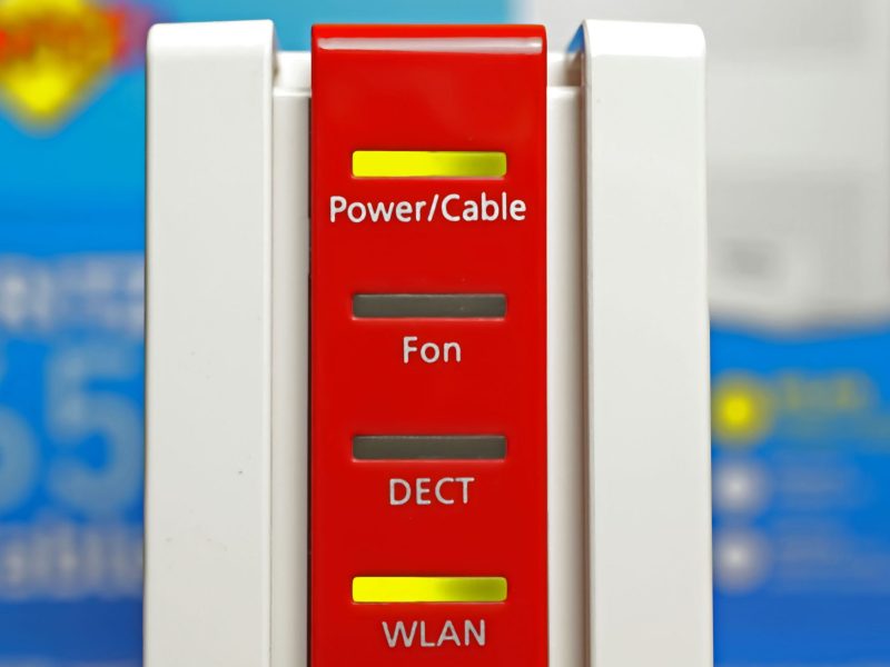 Ein FritzBox-Router.