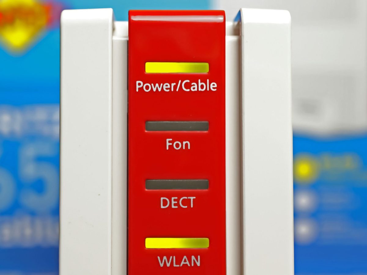 Ein FritzBox-Router.