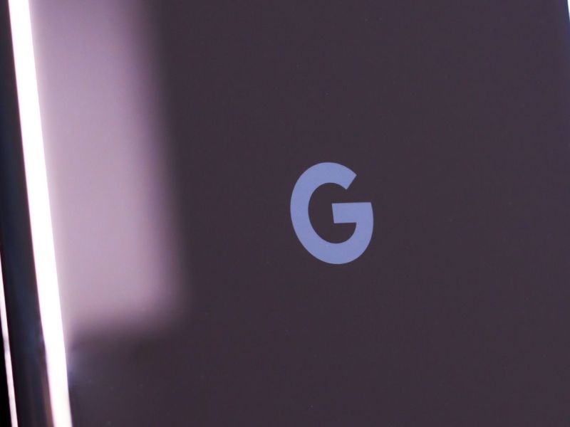 Nahaufnahme eines Google Pixel-Handys