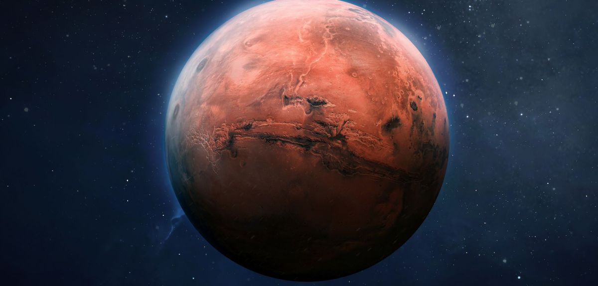 Mars-Ansicht.