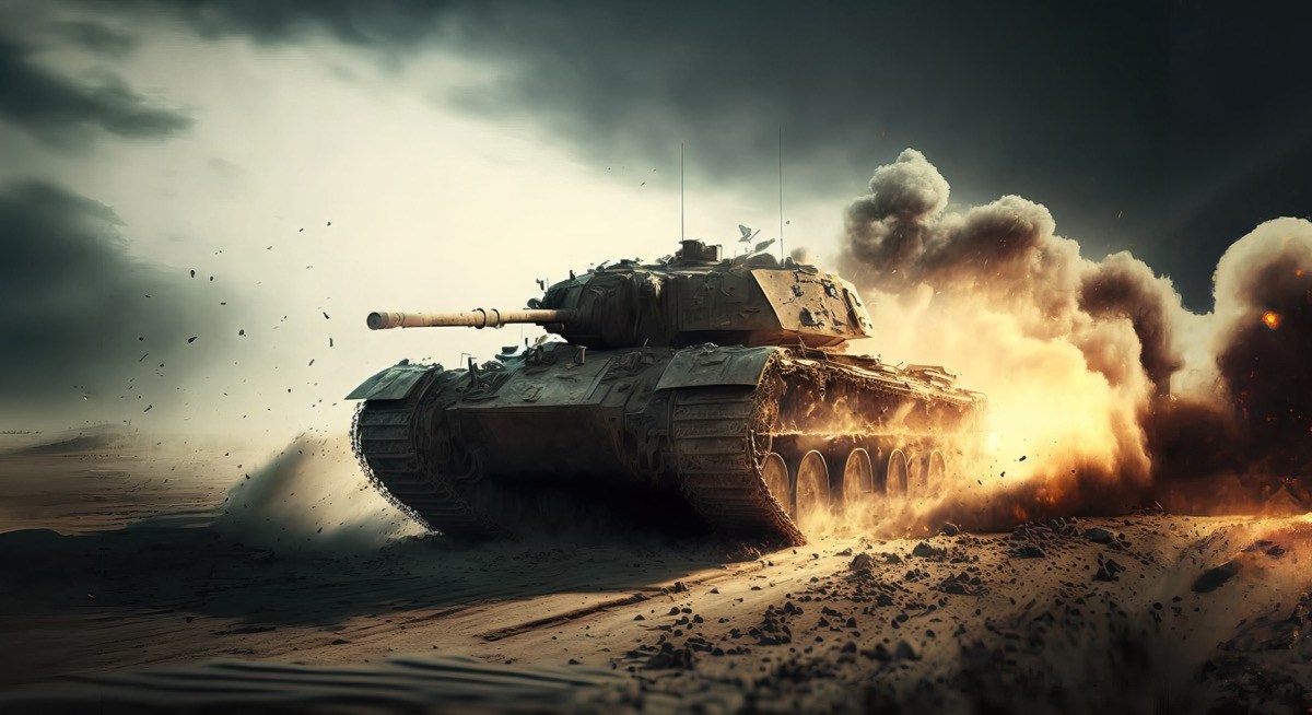 KI-generiertes Bild eines Panzers