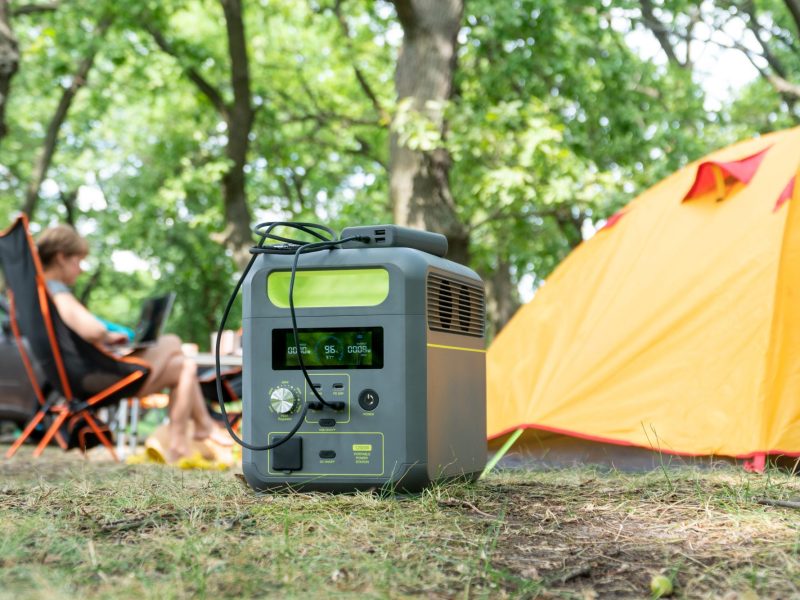 Powerstation beim Campen. (Symbolbild)