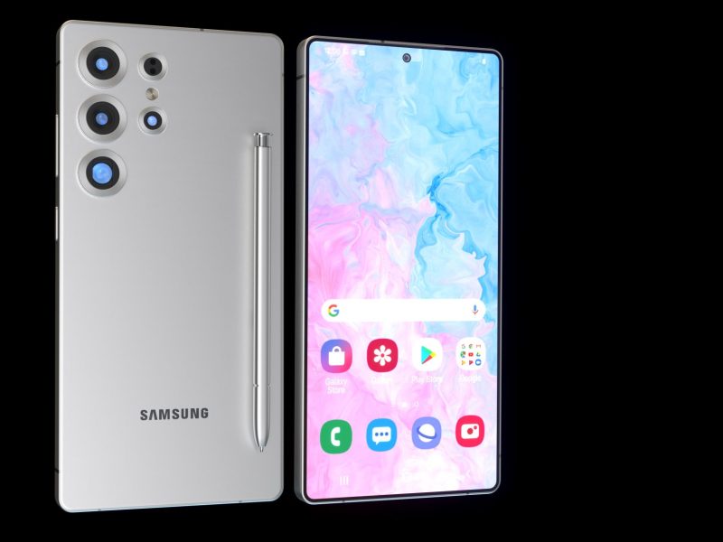 Samsung Galaxy S25 von vorne und hinten.