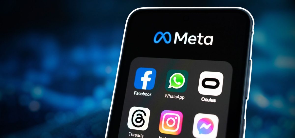 Meta-Apps auf einem Smartphone