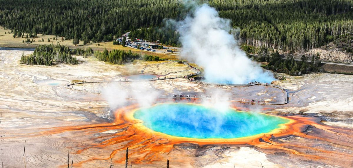 Heiße Quelle im Yellowstone-Nationalpark.