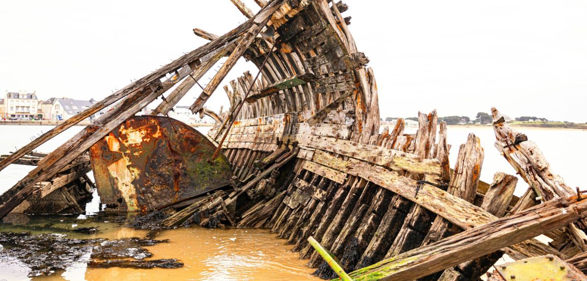 Wrack als archäologischer Fund.