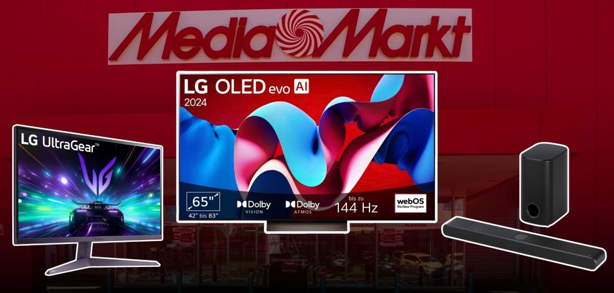 Rabattierte Geräte der "Best of LG"-Aktion bei MediaMarkt