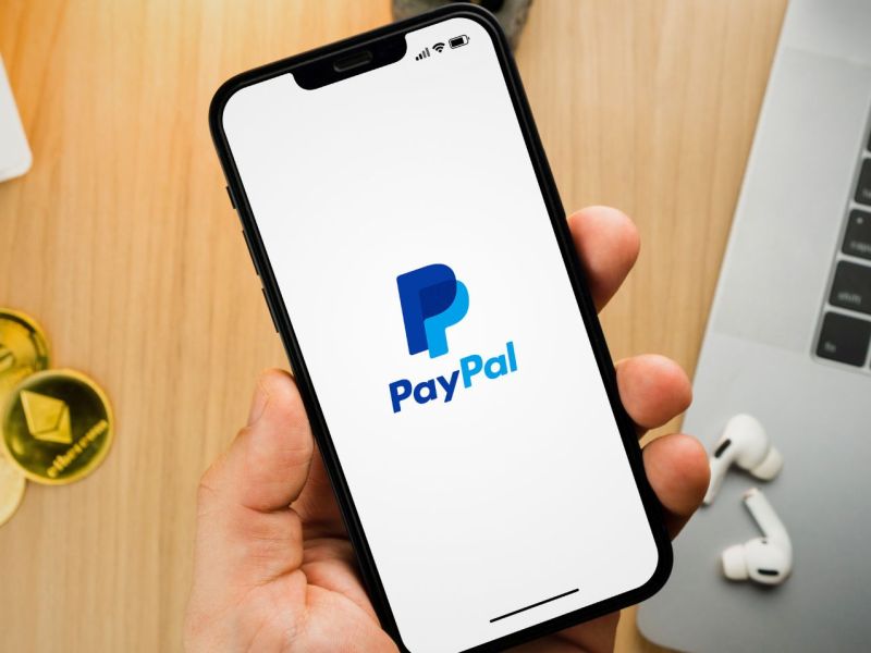 PayPal auf Smartphone