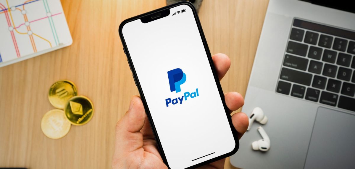 PayPal auf Smartphone