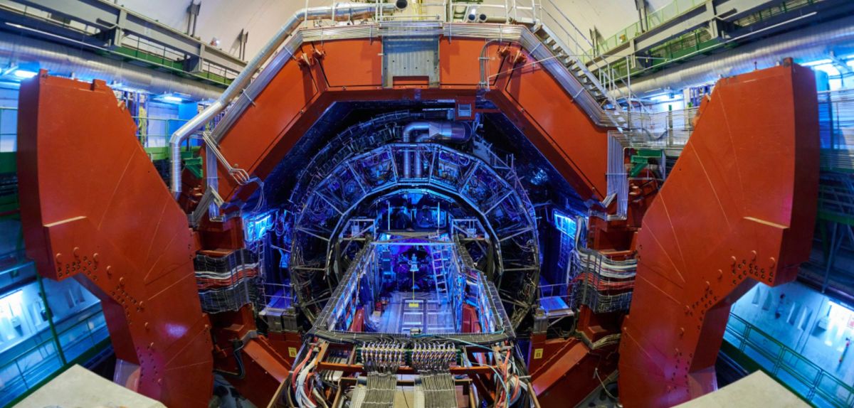Ansicht des ALICE-Detektors im CERN für Entdeckungen in der Physik.