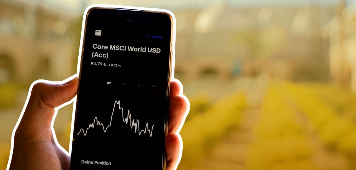 Trade Republic auf einem Smartphone