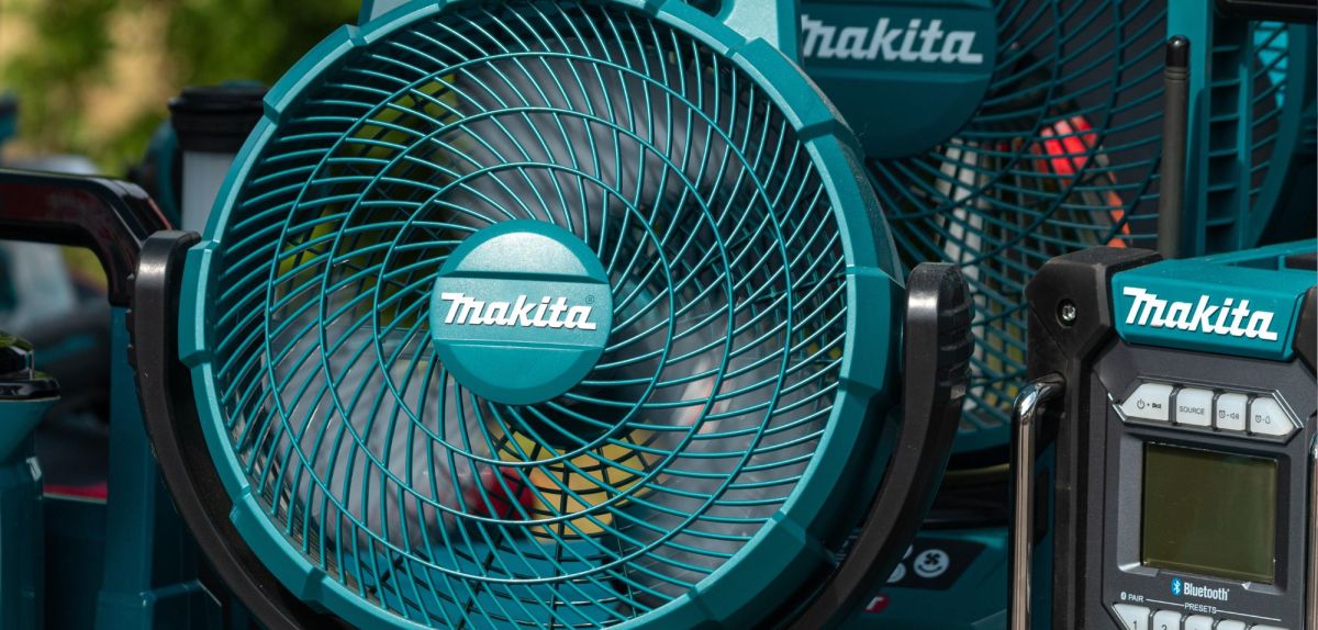 Makita Akku-Ventilator.