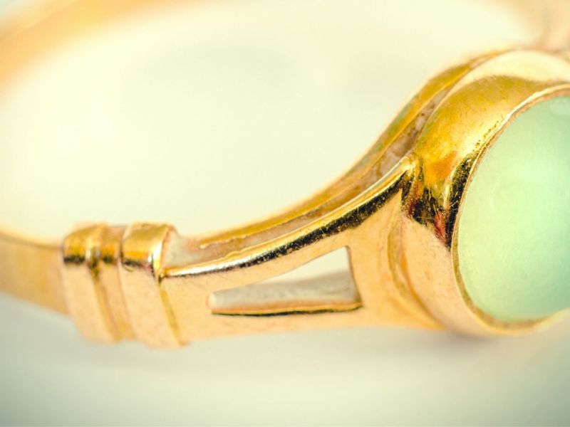 Ring als archäologischer Fund.