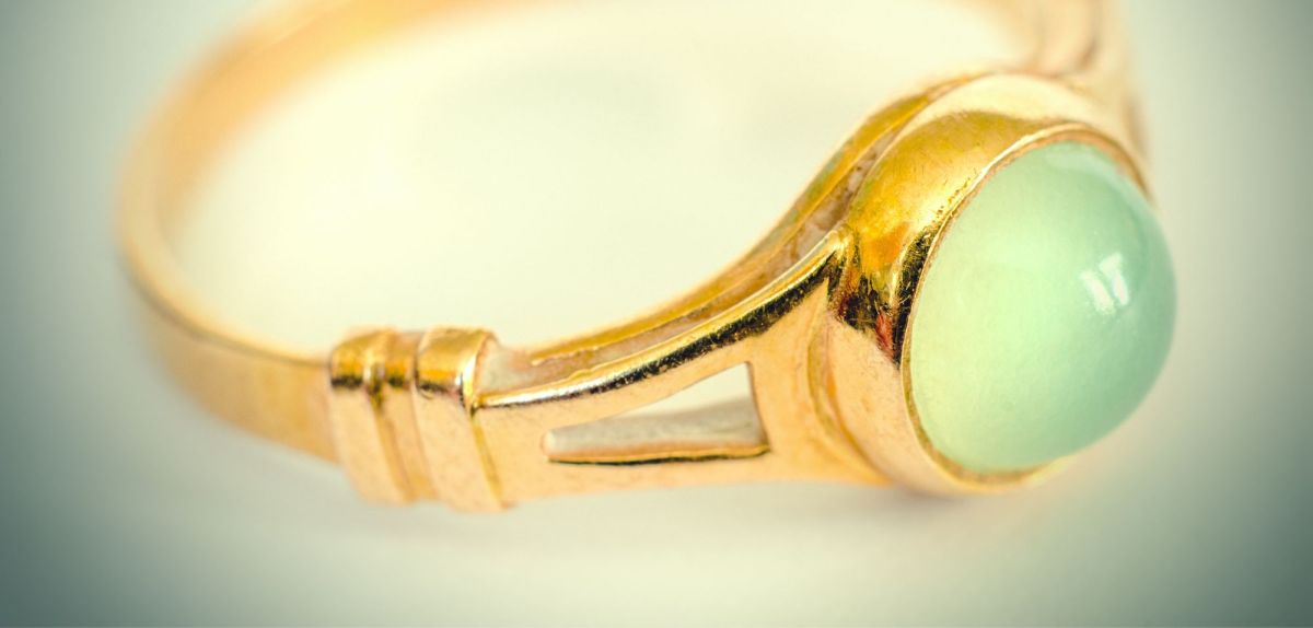 Ring als archäologischer Fund.