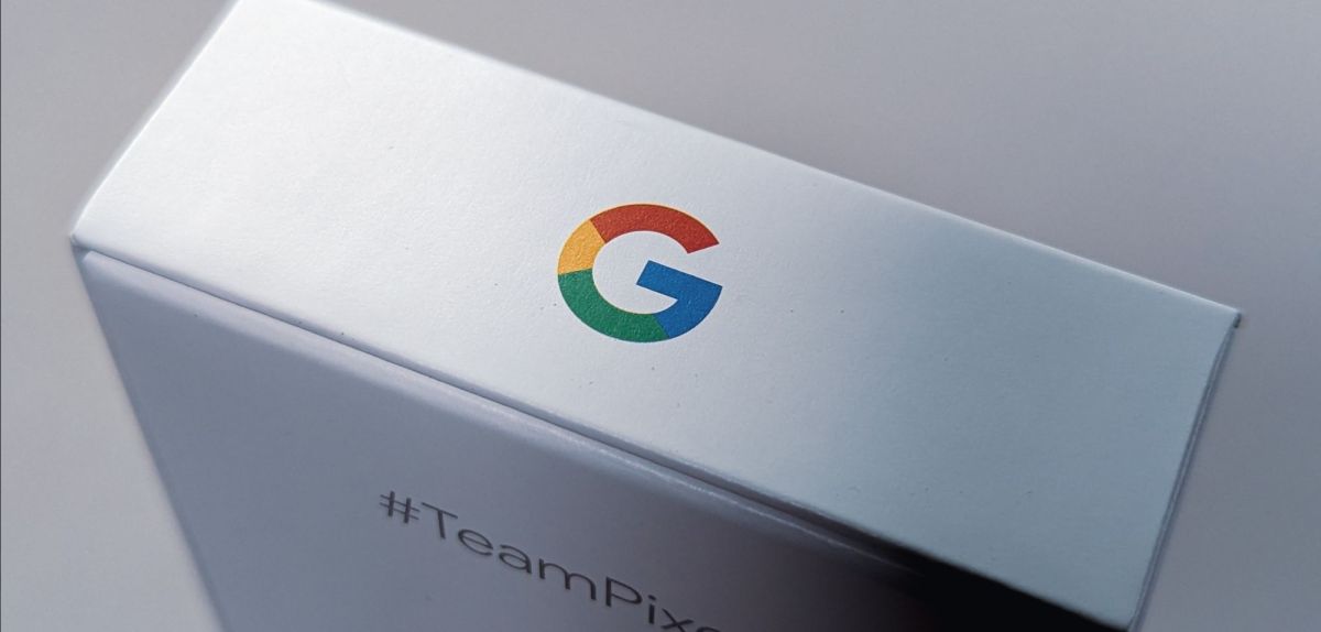 Verpackung eines Google Pixel-Handys.