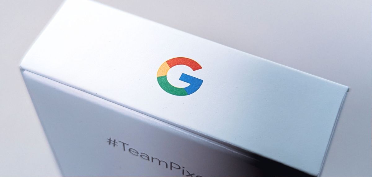 Verpackung eines Google Pixel-Handys.