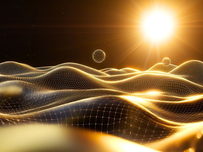 Visualisierung von Gravitationswellen