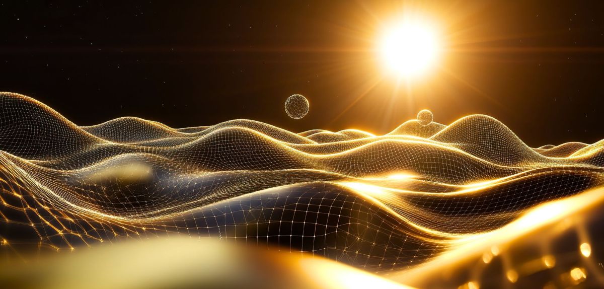 Visualisierung von Gravitationswellen