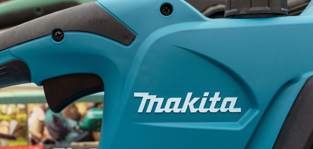 Makita-Logo auf einem Werkzeug