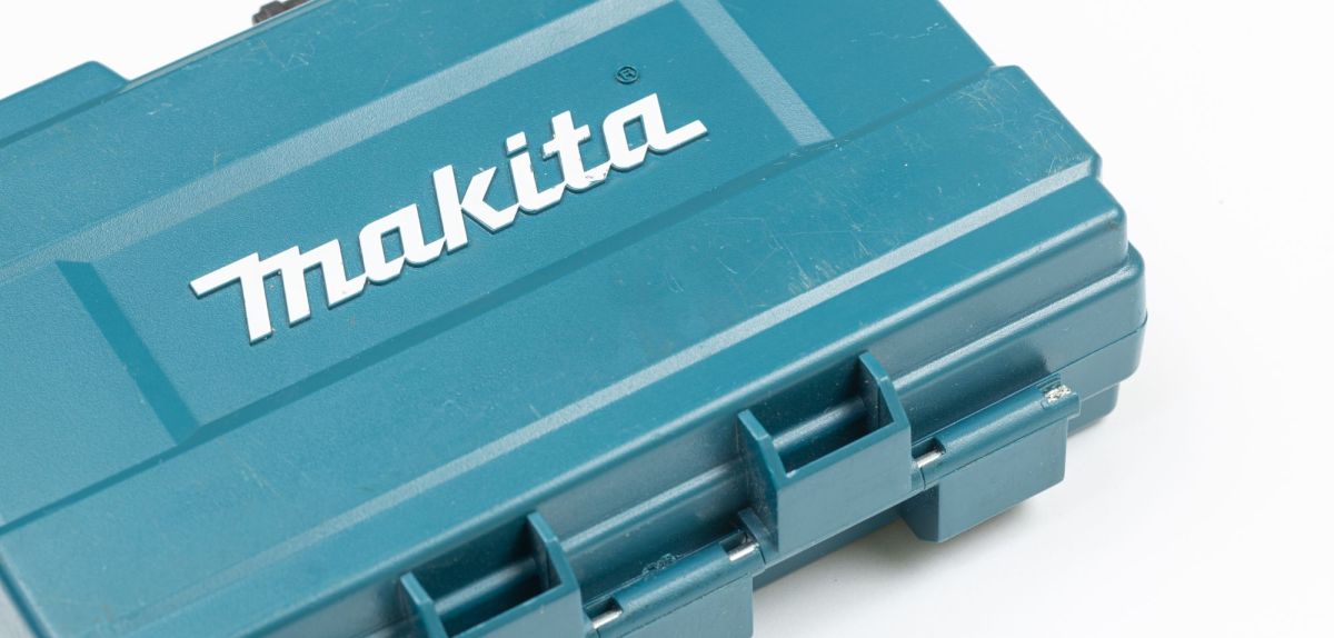 Koffer mit Makita-Logo